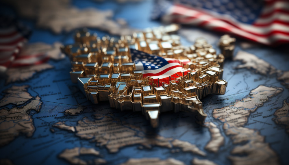 What is the difference between the USA and France in terms of geography?